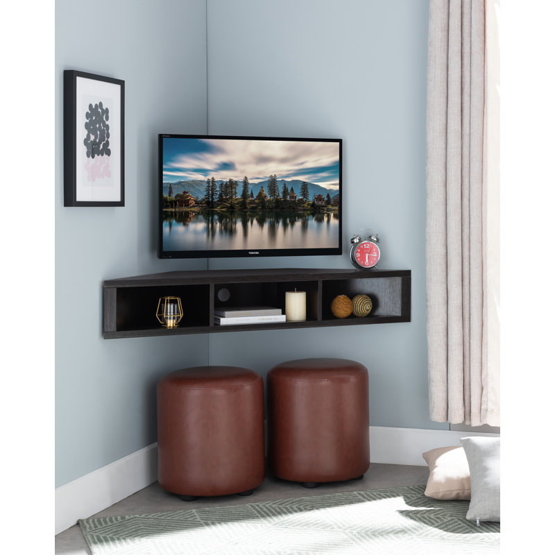 Ebern Designs French Floating Corner Tv Stand For Tvs Up To 55