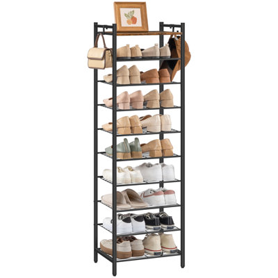 10 Tier 20 Pairs Shoe Storage Rack