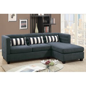 isadora fabric chaise sectional reviews