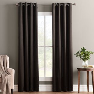 Wayfair Basics Solid Room Darkening Grommet Curtain Panel