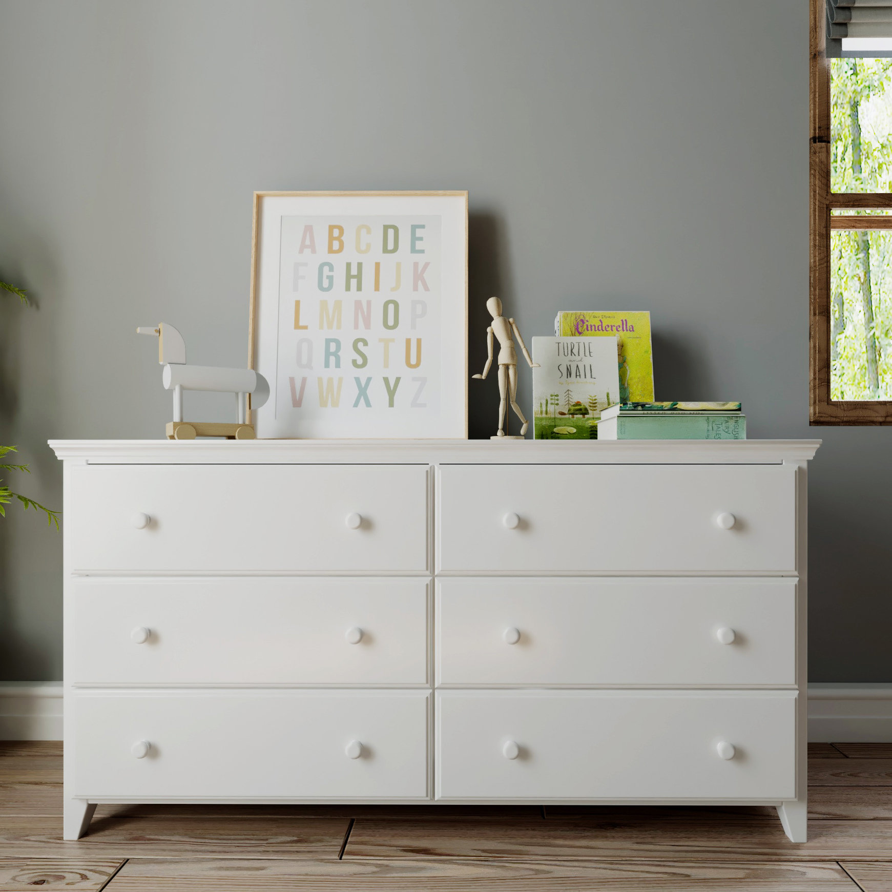 solid wood nursery dresser