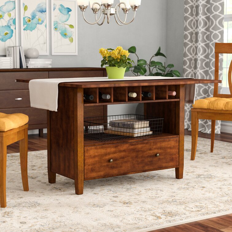 drop leaf kitchen table with storage