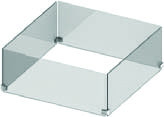 Glass Fire Pit Wind Shield