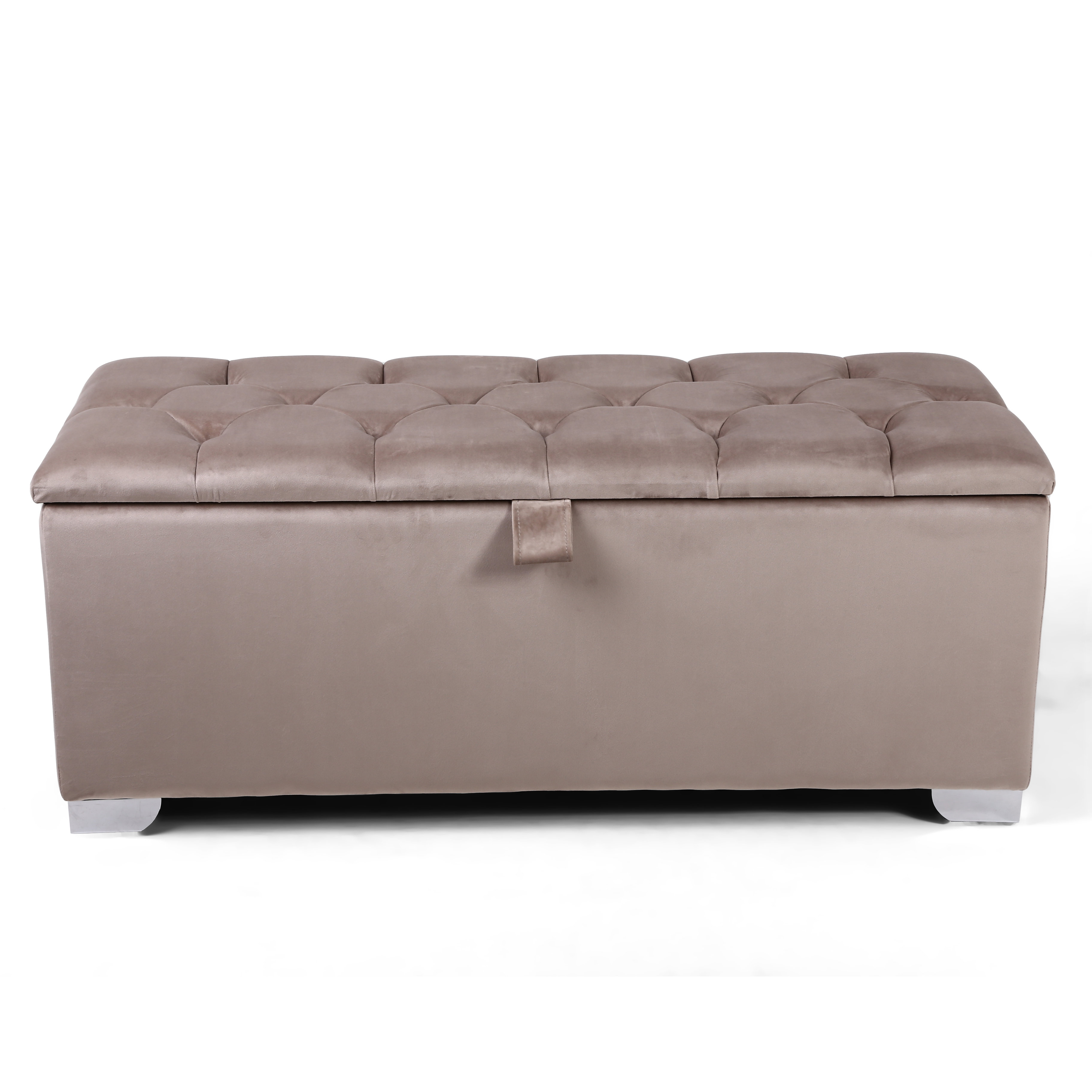 Velvet Cube Square Ottoman Footstool Button Pouffe Design Dressing Table Chair