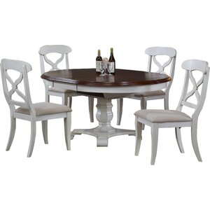 Lockwood Butterfly Leaf 5 Piece Dining Set