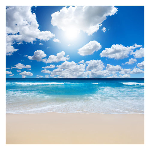 Touch of Paradise 1.92m x 1.92m Textured Matte Peel & Stick Wall Mural East Urban Home