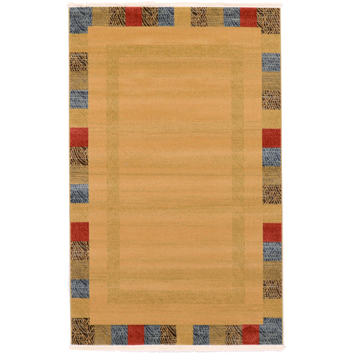 Bloomsbury Market Jan Beige Bordered Area Rug Wayfair Bloomsbury Market Jan Beige Bordered
