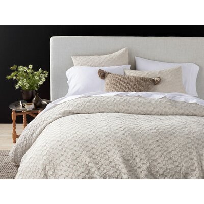 Crystal Cove Duvet Cover Set Coyuchi Size Queen Color Undyed