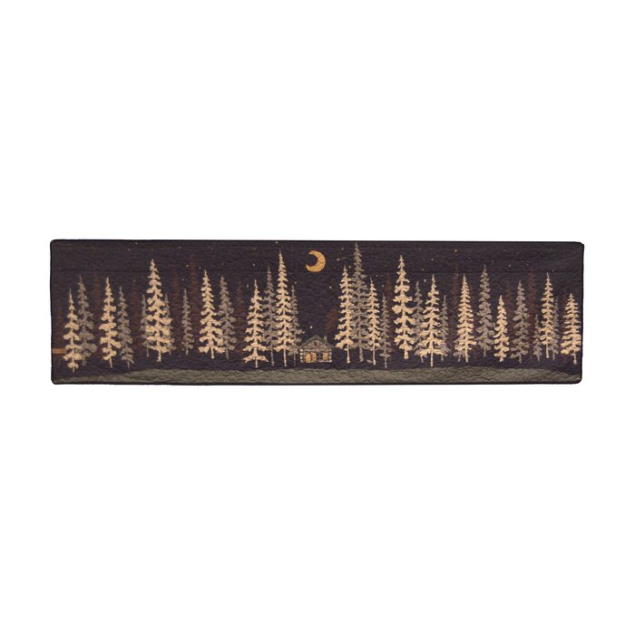 Millwood Pines Galey Moonlit Cabin 56 Window Valance Reviews