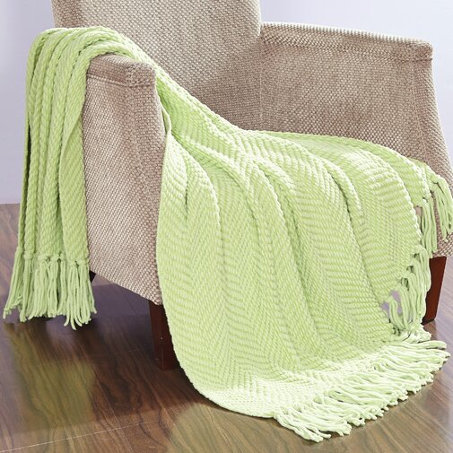 Meyer Knitted Tweed Throw Blanket