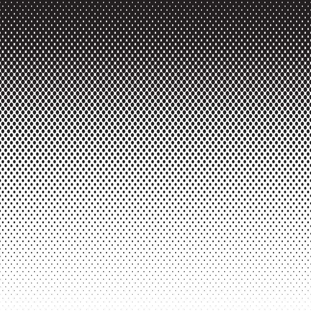 Wrought Studio Ariceli Gradient B&W Dots 8.5' L x 24