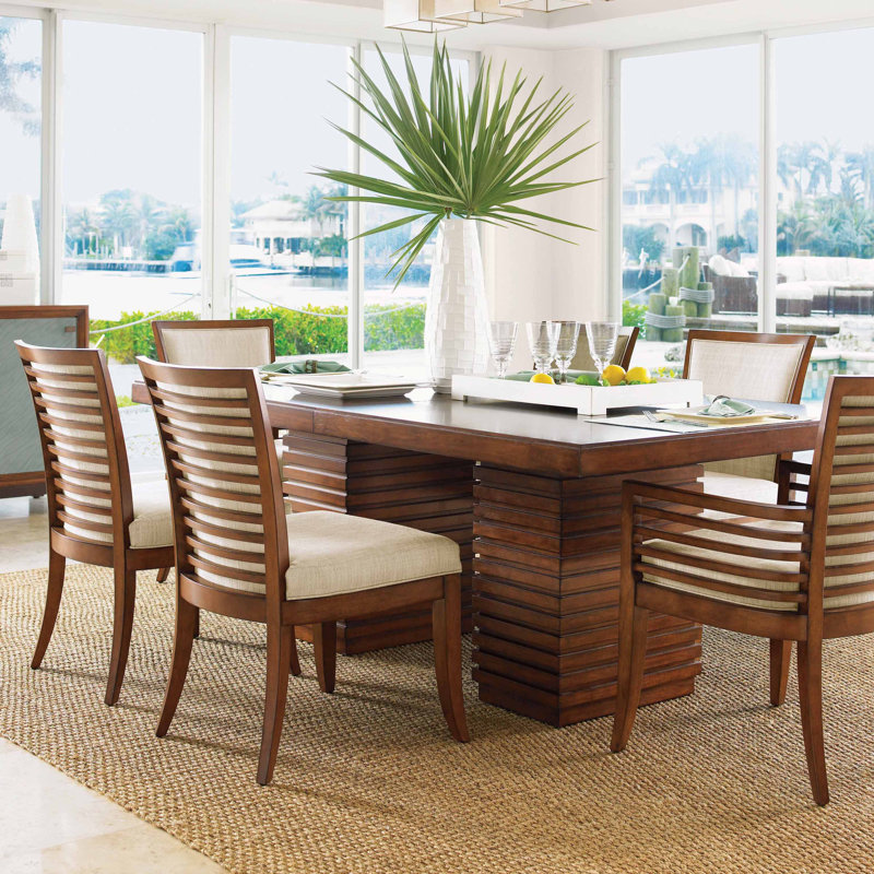 Tommy Bahama Home Ocean Club 7 Piece Dining Set Reviews Wayfair