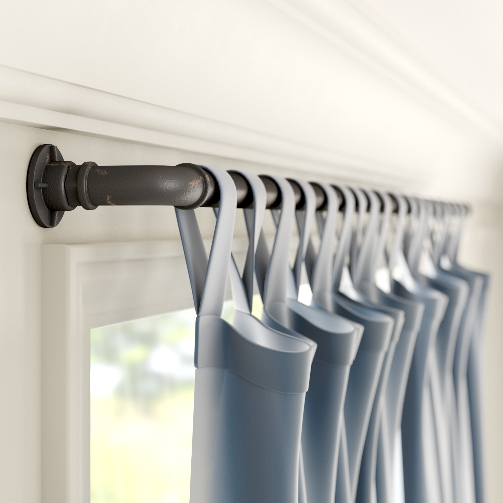 Farmhouse Rod Curtain Hardware Accessories Youll Love In 2021