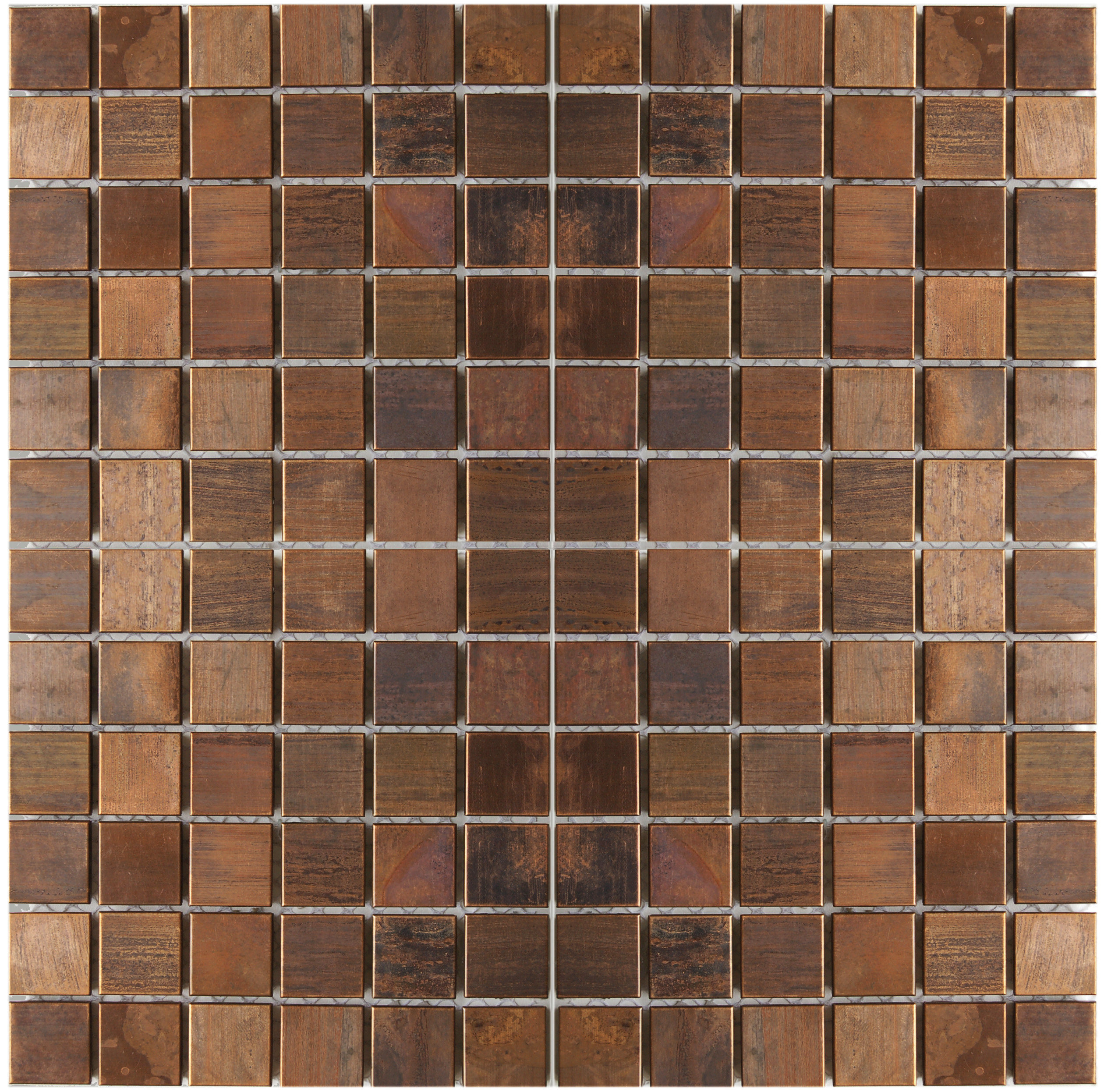 Eden Mosaic Tile 118 X 118 Metal Glass Mosaic Tile Wayfair