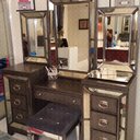 Avalon Furniture Lenox Vanity with Mirror & Reviews | Wayfair