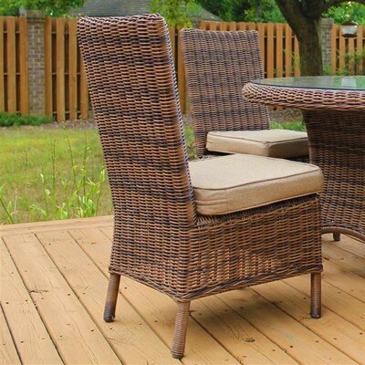 South Ferry Patio Dining Chair With Cushion Bay Isle Home Color