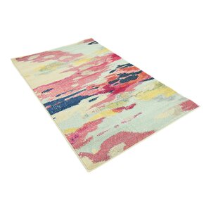 Brister Pink Area Rug