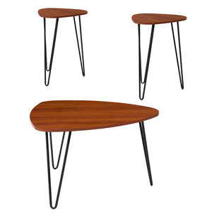 Crum 3 Piece Coffee Table Set by Wrought Studio Best Choices