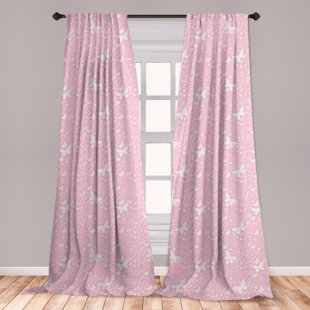 Girls Butterfly Curtains Wayfair