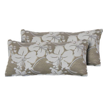 Canora Grey Ouzts Indoor Outdoor Floral Lumbar Pillow Reviews Wayfair