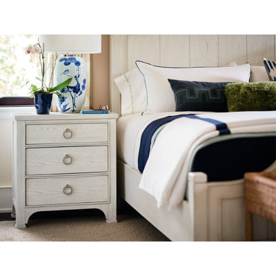 3 - Drawer Nightstand in White