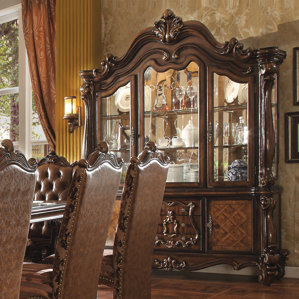 Welton Lighted China Cabinet by Astoria Grand