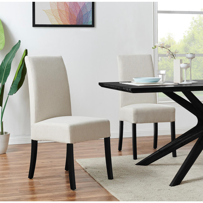 Bott Upholstered Solid Wood Parsons Dining Chair