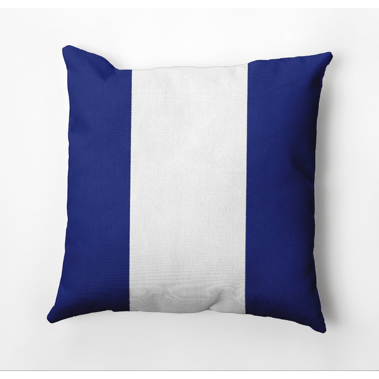 Oatmeal Spring Navy Ebydesign Geometric Decorative Pillow 