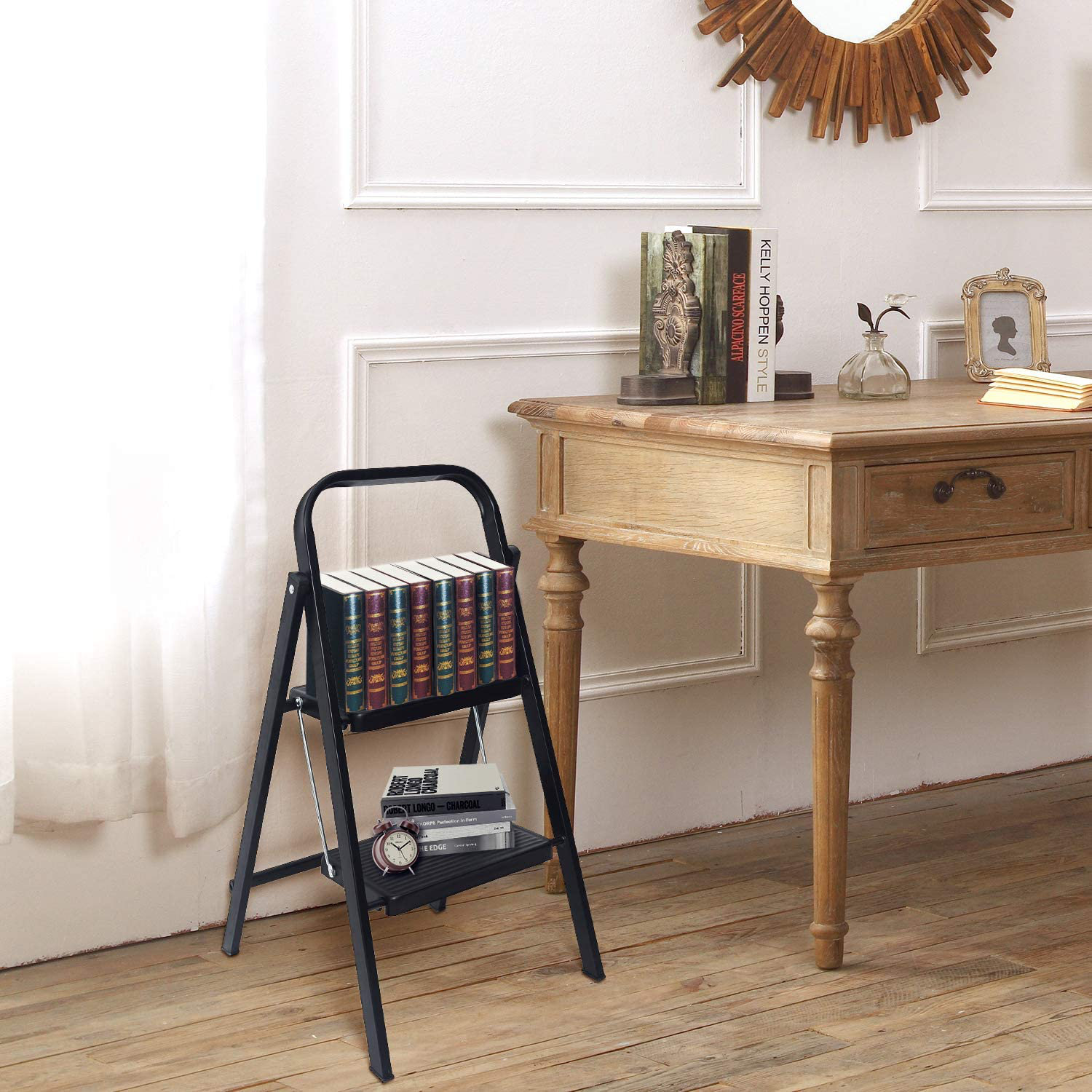 small step stool with handle