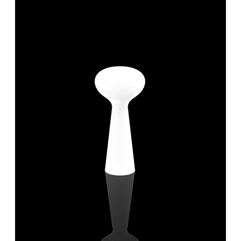 Vondom Bloom Matte Ice White Battery Powered Led Outdoor Floor Lamp