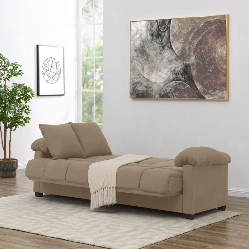 Andover Mills Minter Pillow top Arms Sleeper & Reviews Wayfair