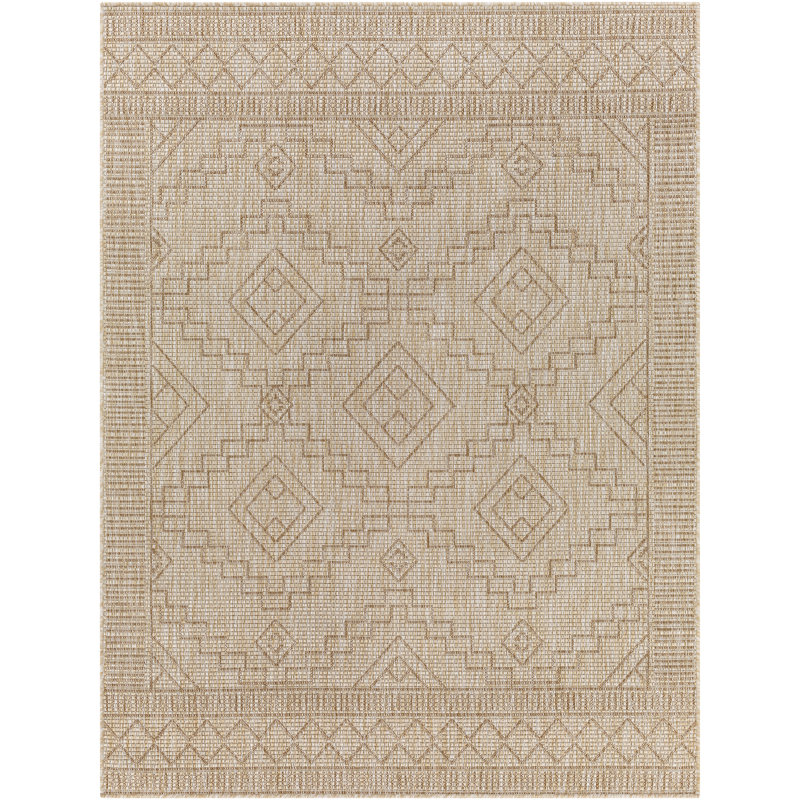Joss & Main Bronwyn Oriental Machine Woven Indoor / Outdoor Area Rug in ...