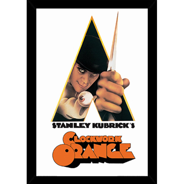 Frame Usa A Clockwork Orange Knife Framed Graphic Art Print