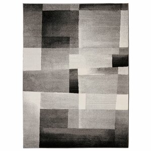 City Geometric/Abstract Tiles Gray Area Rug