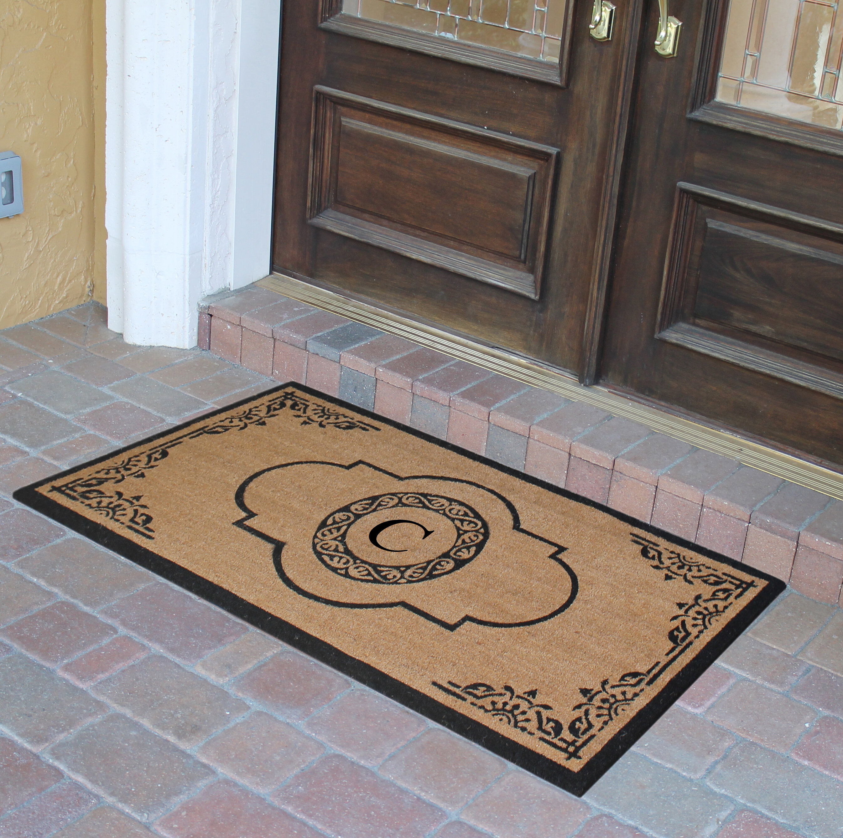 Stephengould Monogrammed 48 In X 30 In Outdoor Door Mat