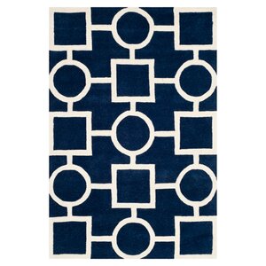 Wilkin Dark Blue / Ivory Rug