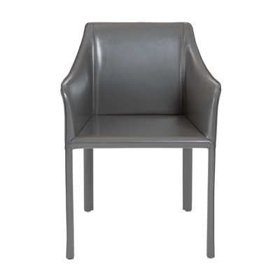 Modern Genuine Leather Dining Chairs | AllModern