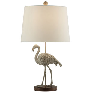 Denzil Flamingo 28 Table Lamp (Set Of 2) by Bayou Breeze 2019 Sale