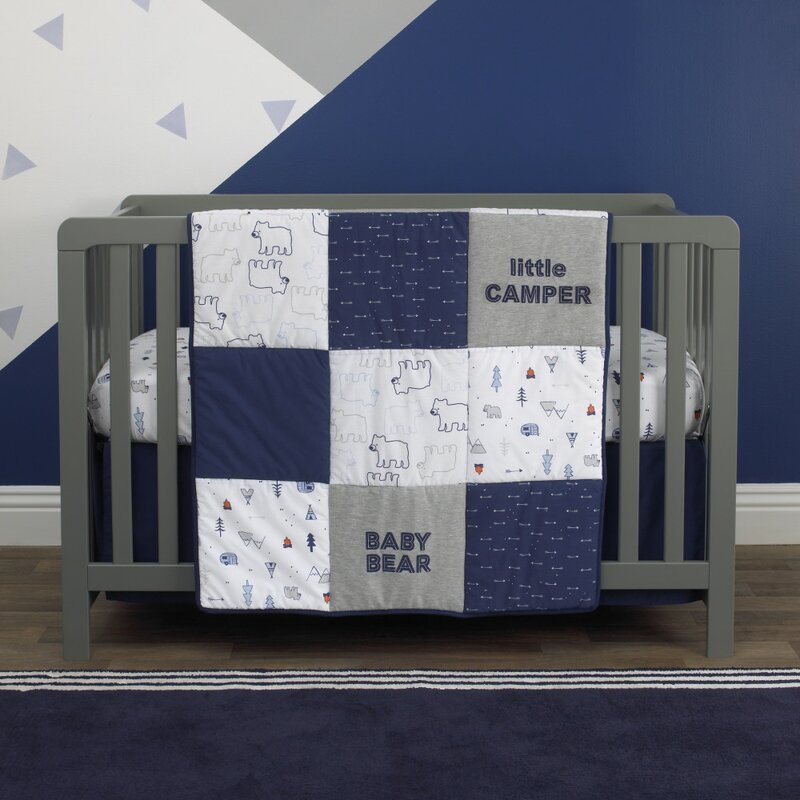 Carter S Baby Bear 4 Piece Crib Bedding Set Wayfair