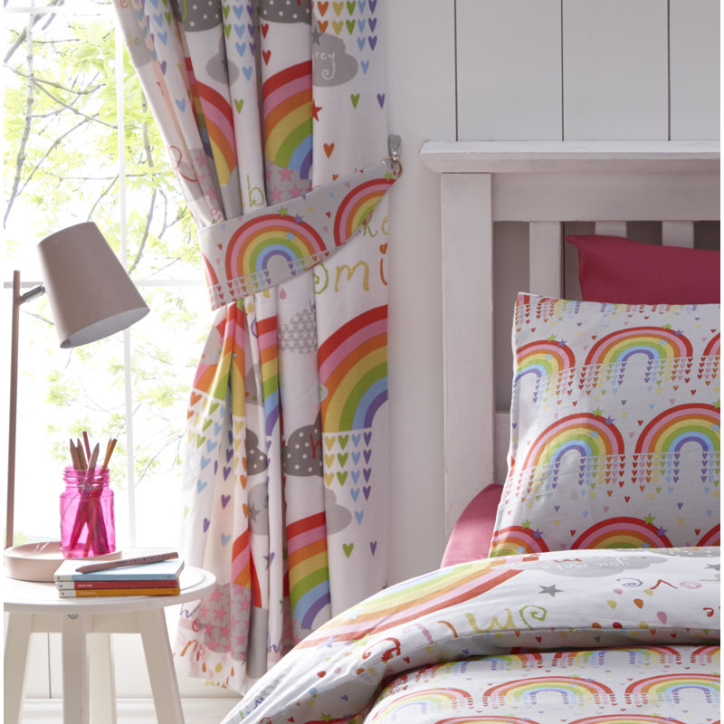 Zoomie Kids Ashe Pencil Pleat Room Darkening Curtains Wayfair Co Uk