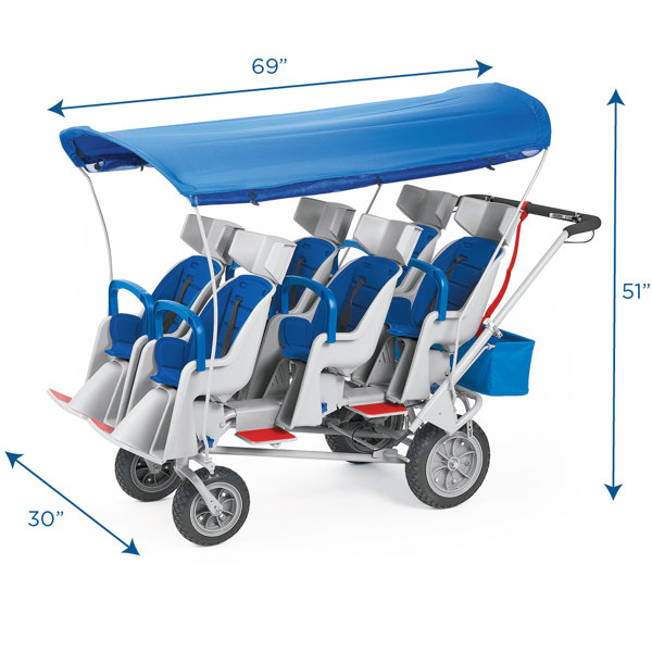 6 passenger stroller