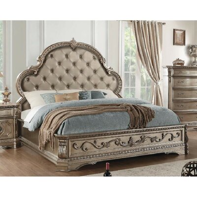 Prompton Tufted Low Profile Standard Bed Rosdorf Park Size: Queen