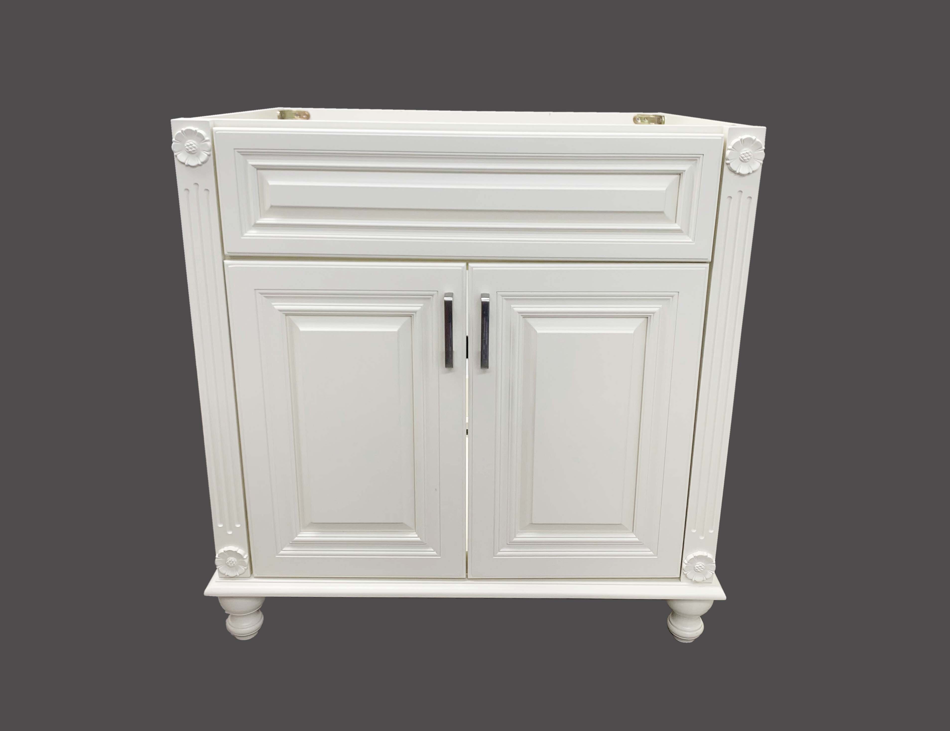 Niturra 36 Single Bathroom Vanity Base Only In Antique White Wayfair