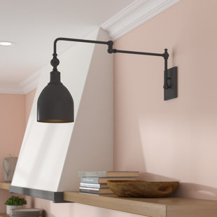 Swing Arm Wall Lamps You Ll Love Wayfair Lyana Swing Arm Lamp