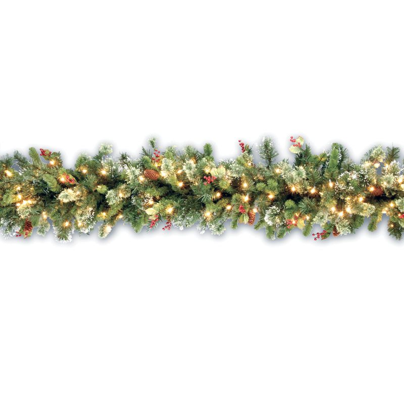 Pine Pre-Lit Garland