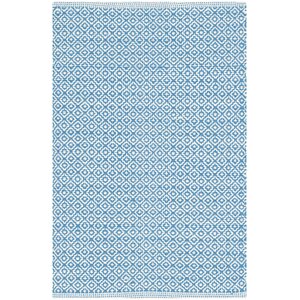 Dormody Hand-Woven Ivory/Blue Area Rug