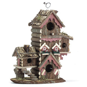Tree Bark 12.5 in x 10.5 in x 5.5 in Birdhouse