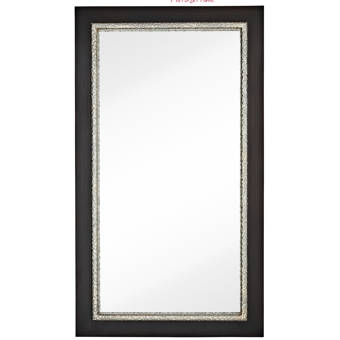 Majestic Mirror Large Simple Rectangular Warm Dark Brown Wood Framed Wall Mirror Wayfair