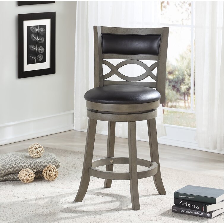 Andover Mills™ Aliyah Swivel Bar & Counter Stool & Reviews | Wayfair