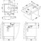 Alveus Line 50 61.5 cm x 50 cm Kitchen Sink
